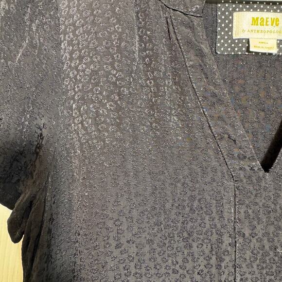 Anthropologie Maeve Sacha Jacquard Tiered Tunic Dress - Picture 5 of 8